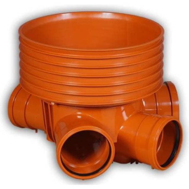 Kaczmarek 200 x 425 mm TP2-brønd, glat, højre/venstre tilløb