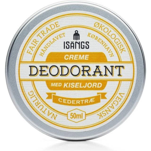 Isangs Kiseljord Cedertræ Deo Creme 50ml