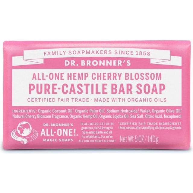 Dr. Bronners Pure Castile Bar Soap Cherry Blossom 140g