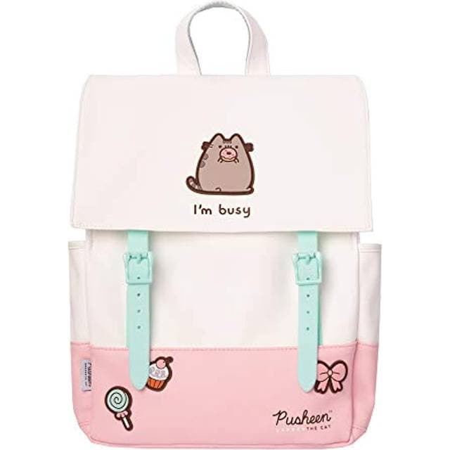 Ringke Pusheen mokyklinė kuprinė Rose Collection balta
