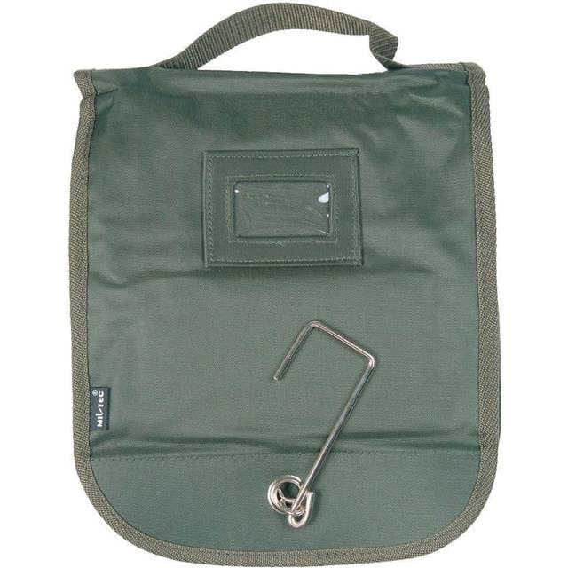 Mil-Tec Bade- og toilettaske m. Ophæng (Oliven, One Size)