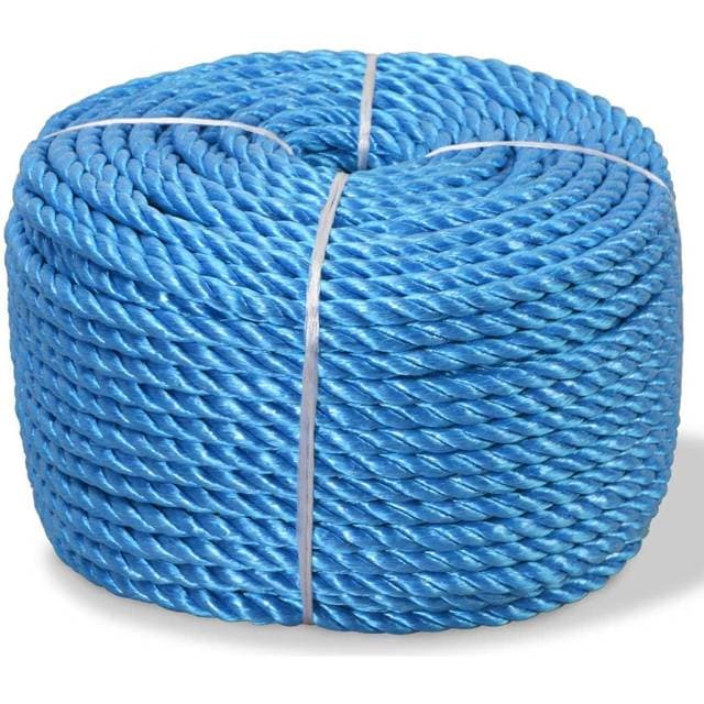 vidaXL Twisted Polypropylene Rope 16 mm 100 m Blue