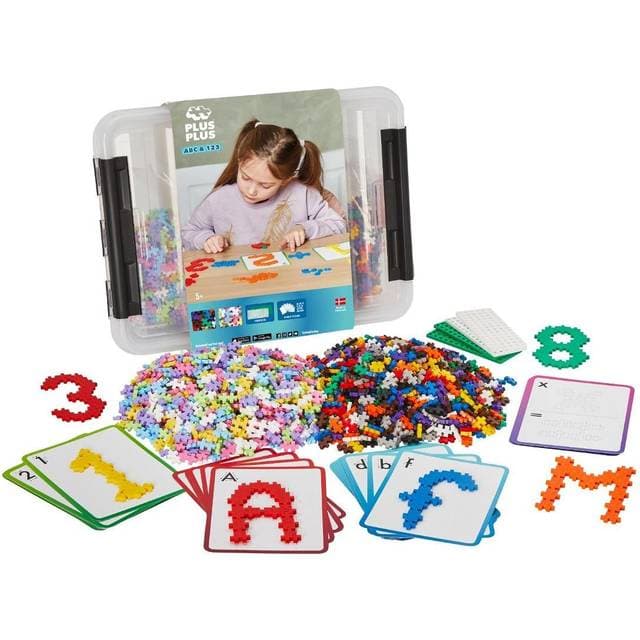 Plus Plus ABC & 123 Storage Box 2000 pcs