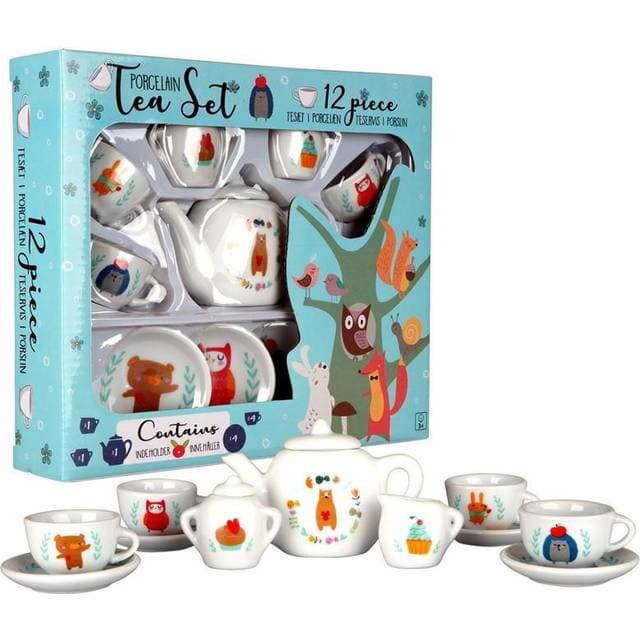 Barbo Toys Little Woodies Porcelæn Tesæt 12 dele