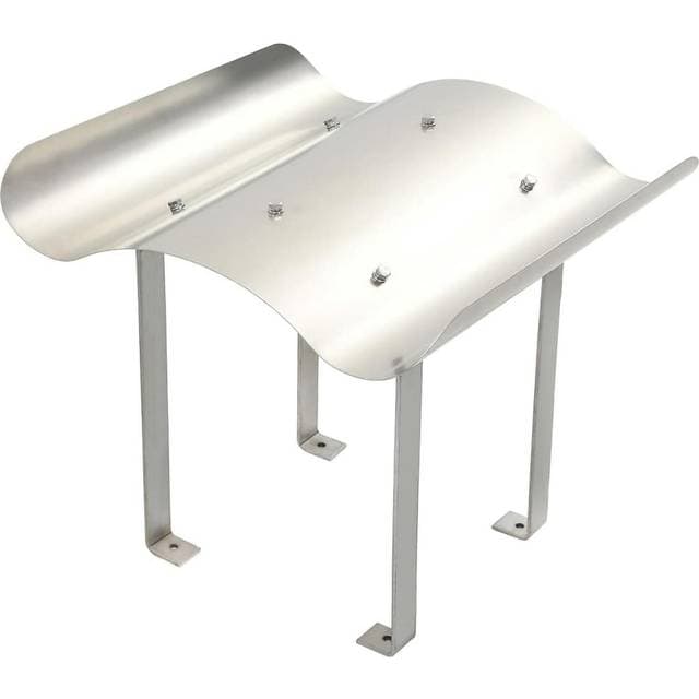 vidaXL skorstenshætte i rustfrit stål sølvfarvet