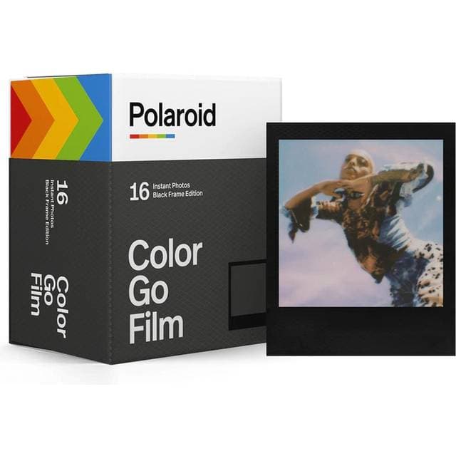 Polaroid Color Film Go Type 16-pack - Black Frame Edition