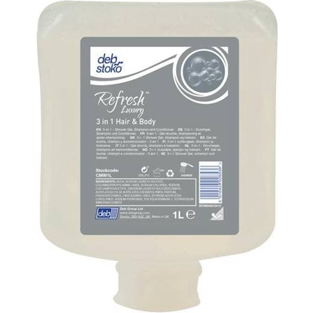 Deb-Stoko Refresh Luxury 3in1 Hair & Body 1000ml