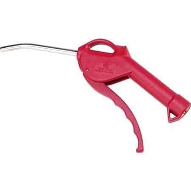 Flowconcept Blæsepistol trykluft rød bøjet rør 1/4"