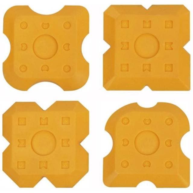 Svalk silikonefugesæt 4 spartler 16 forskellige fugetyper