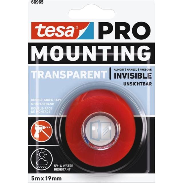 TESA monteringstape 5mx9mm PRO 66965, transperant