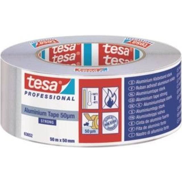 TESA aluminiumstape 50mx50mm PRO 63652, bl.a. 50000x50mm