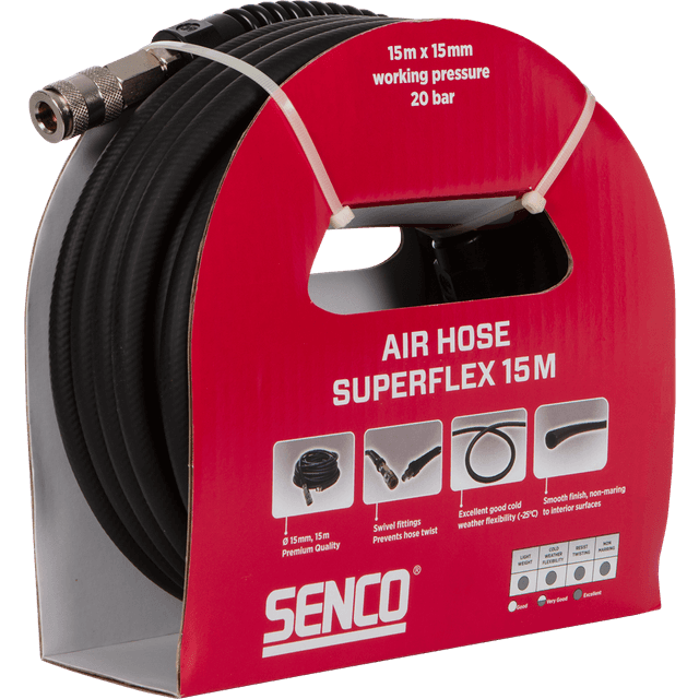 Aerfast Senco Tryckluftsslang Superflex 10mm 15m -25°