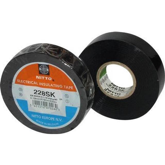 Nitto PVC tape 228SK 25mmx20m temperaturområde 80°C