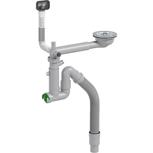 Juvel Afløbssæt enkelt vask Universal strainer. IKEA vaske