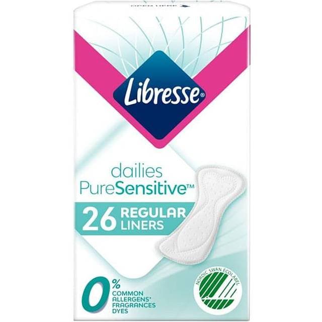 Libresse Dailies Pure Sensitive Liners Regular 26-pak
