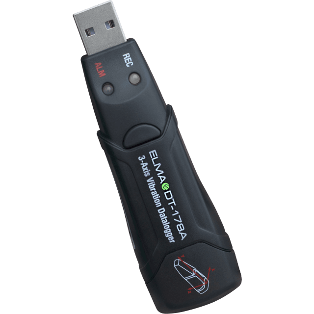 Elma Vibrationsdatalogger DT178A XYZ