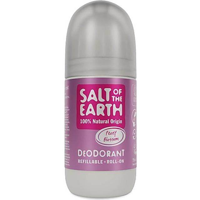 Salt of the Earth Roll-On Deo Peony Blossom 75ml 2-pak