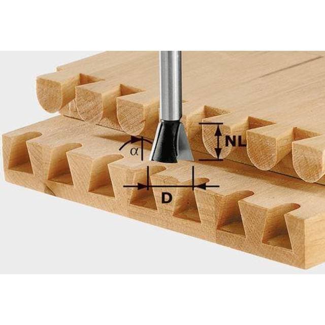 Festool Grat-/sinkefræser HW S8 D20/26/10°