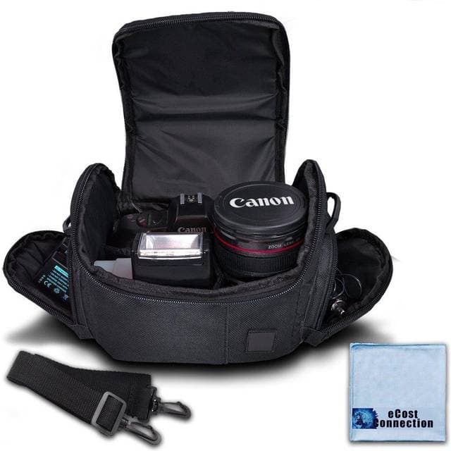 Medium Soft Padded Camera Equipment Bag Case for Nikon, Canon, Sony, Pentax, Olympus Panasonic, Samsung & Many More