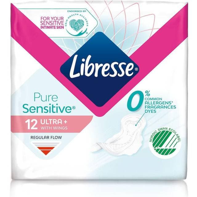 Libresse Pure Sensitive Ultra Regular Wing 12-pack