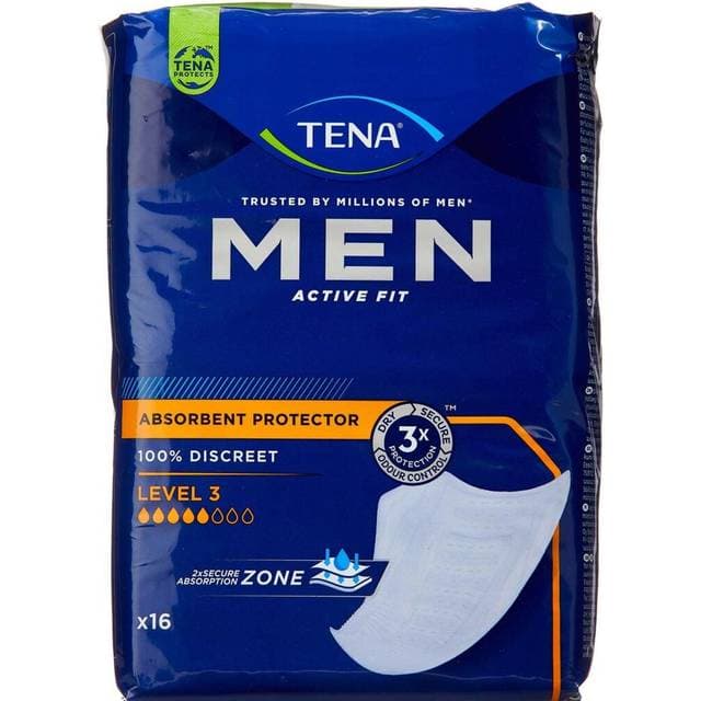 TENA Men Active Fit Absorbent Protector Level 3 16-pak