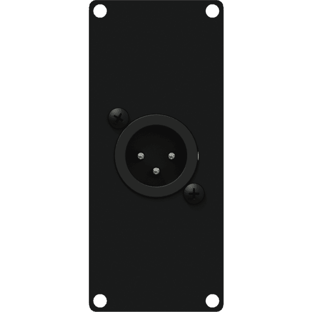 Caymon CASY122 1 space plade 1 x XLR han > 3-pin