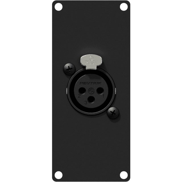 Caymon CASY121 1 space plade 1 x XLR hun > 3-pin