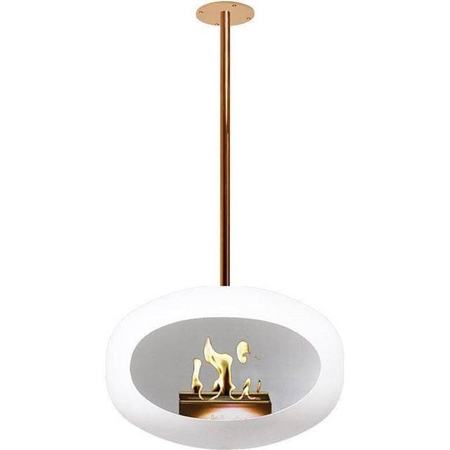 Le Feu Hvid lofthængt biopejs Sky 120cm Rose Gold