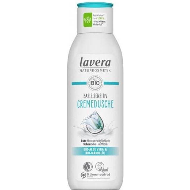 Lavera Basis Sensitiv Kropspleje Organic Aloe & Organic Almond Oil Shower Cream 250ml
