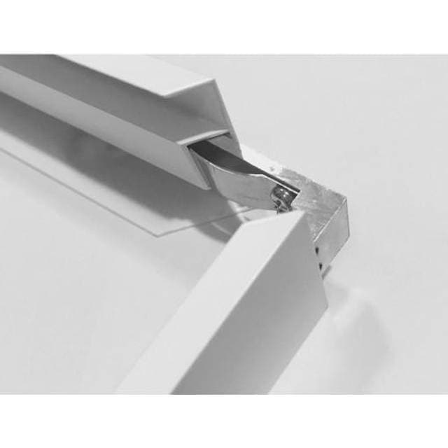 Green:Id Green:ID hvid påbygningsramme til panel, 30x120 cm