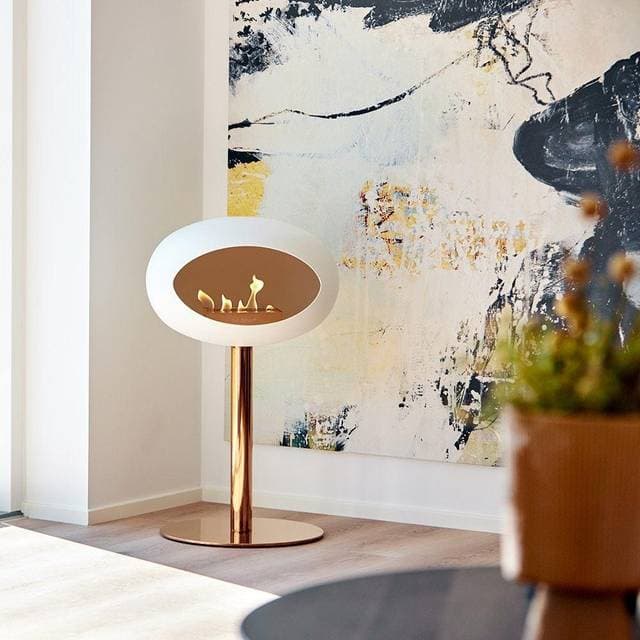 Le Feu Hvid Biopejs Ground Steel Low Rose Gold