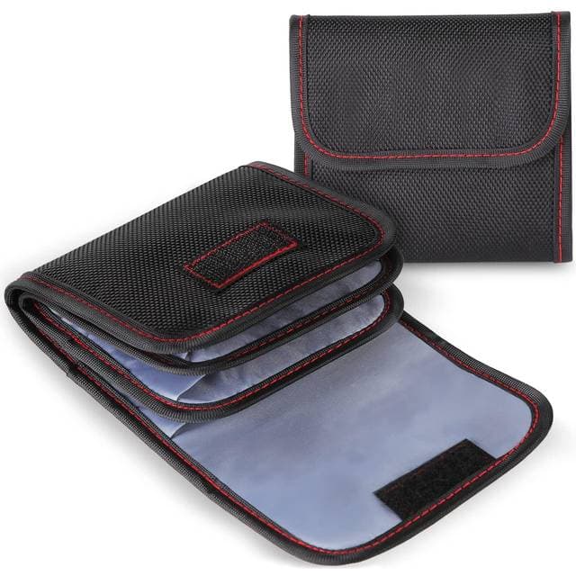 DomeStar Filter Case 2PCS 3-Pocket Camera Lens Filter Holder