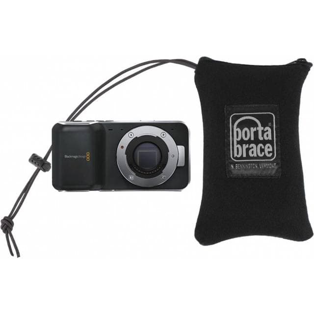PortaBrace PB-BLMG Padded Carrying Case for Blackmagic Pocket Cinema Camera Black