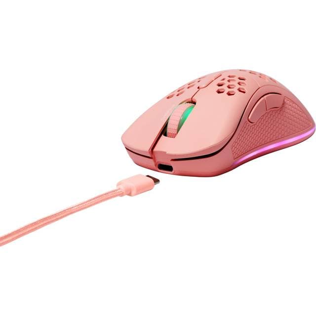 Deltaco PM80 Gaming Mouse - Pink