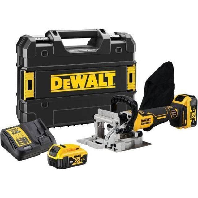 Dewalt 18V XR Lamello Rillefræsemaskine 2 x 5 Ah