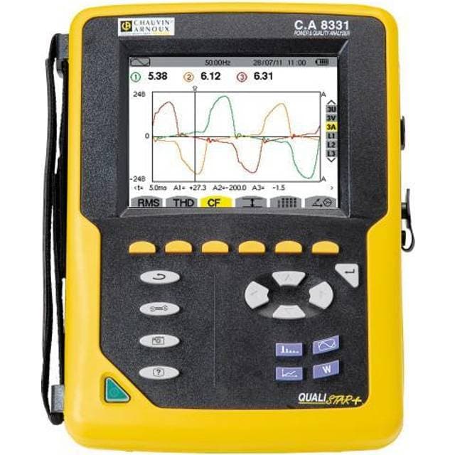Elma Elforsyningsanalysator CA 8331 Qualistar MA193 flextænger