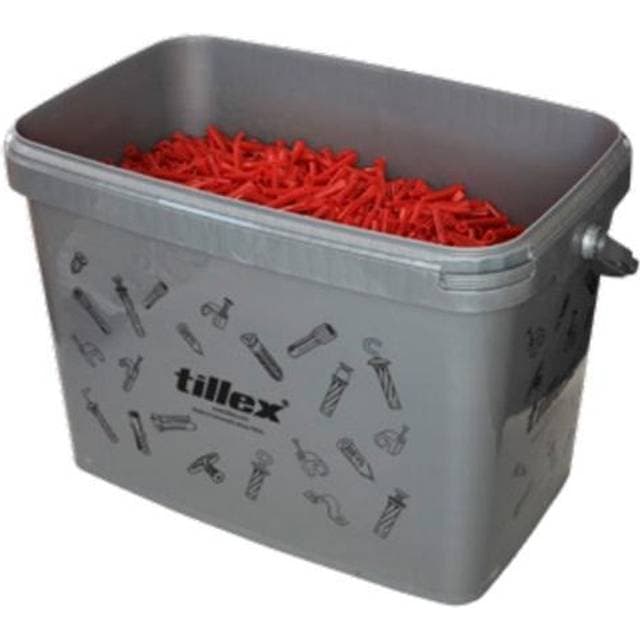 Tillex Tillex Plugs kp 5,5x35mm-500 rød løs