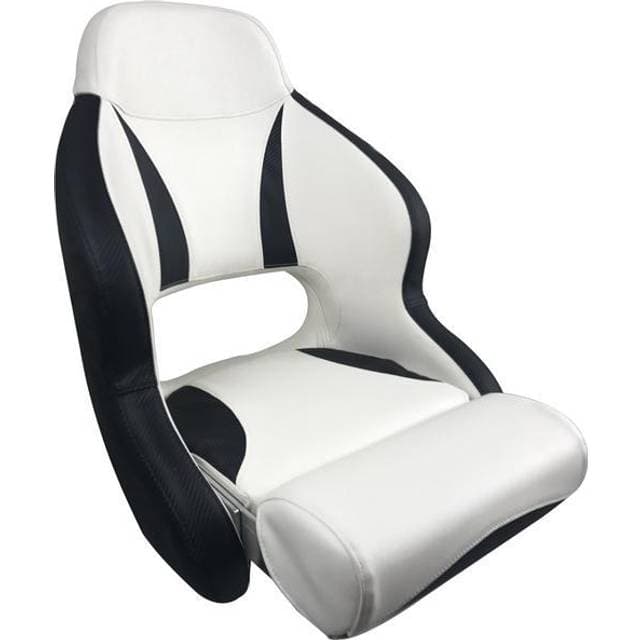 ESM #marinvent h52 deluxe sport flip up stol hvid med carbon sort