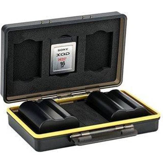JJC Memory Card and Battery Case for 3x XQD and Various Battery Models