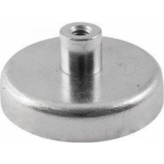 Diesella ferrite pot magnet Ø25mm threaded bushing