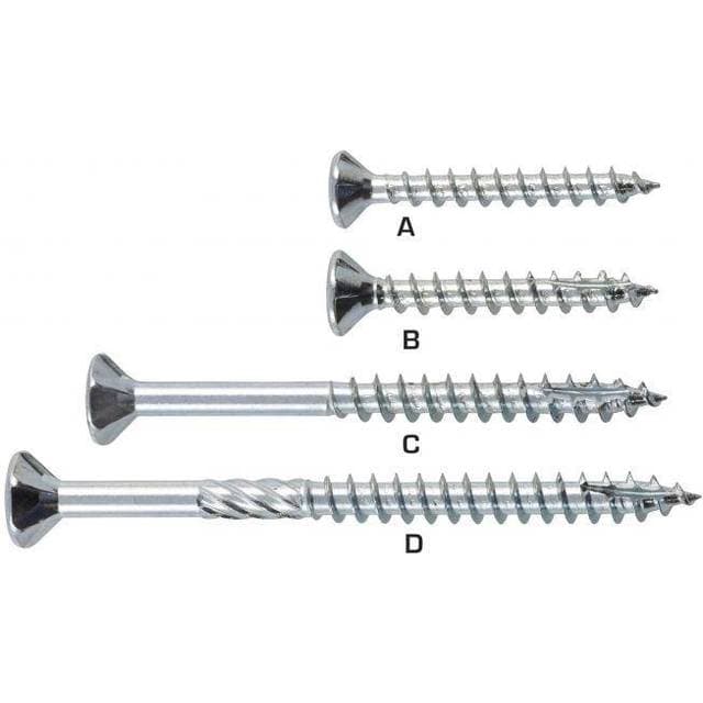 NKT spunskrue 4,5x30mm 500stk/pk TX20 UH elforzinket 153437 200stk