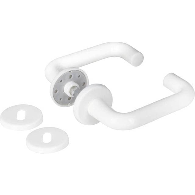 Solar Plus Dørgreb U-form hvid plast 10089 1stk