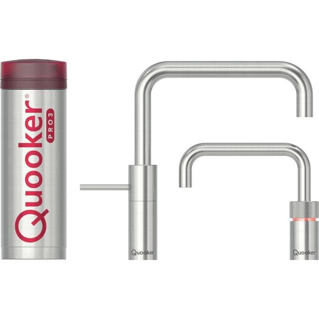 Quooker Nordic Square Twintaps Inkl PRO3-B (Q210550402+Q210480402+Q111290202)