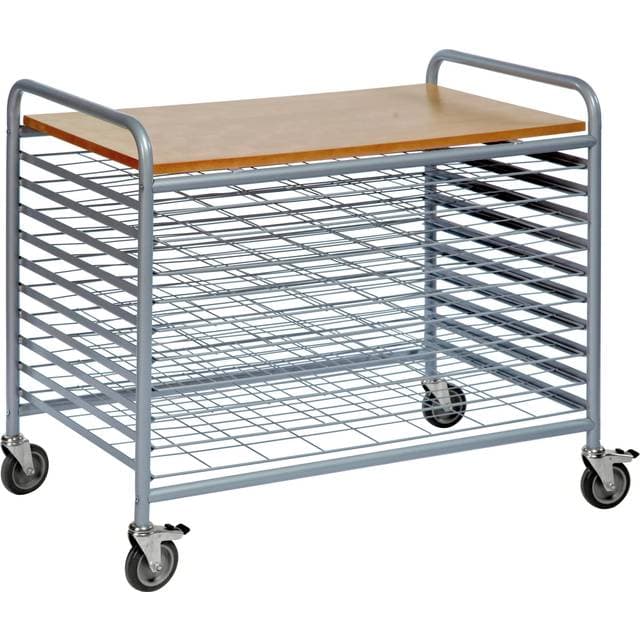 Konga Mekaniska Tørrevogn A4/A3 25 hylder, 460x500x1200, 10 kg