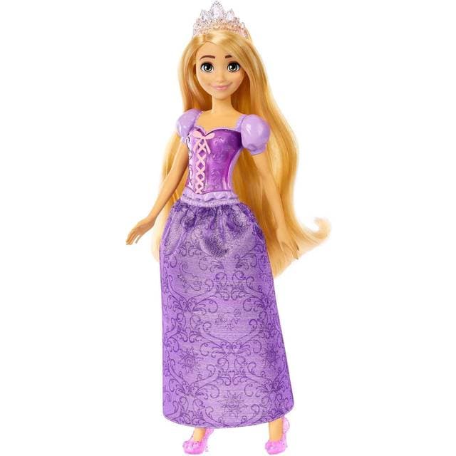 Mattel Disney Princess Movable Rapunzel Fashion Doll with Glitter Clothes & Accessories