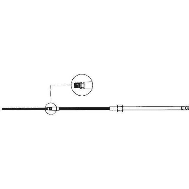 Ultraflex styrekabel m58, 7 fod