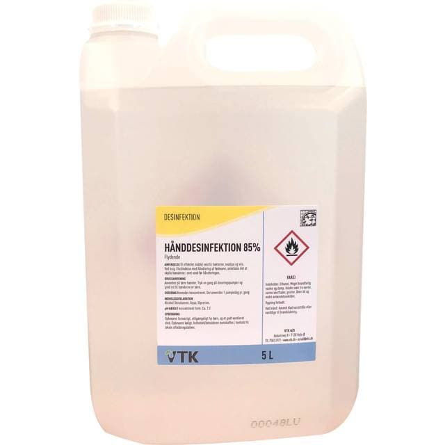 VTK Hånddesinfektion Flydende 85% 5000ml