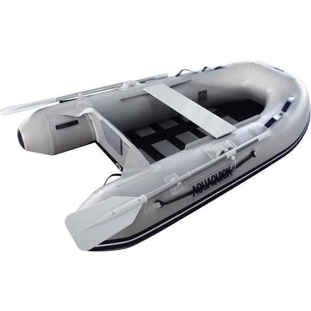 AquaQuick Aquaquick gummibåd med rund bagende & lamel dørk, 200cm