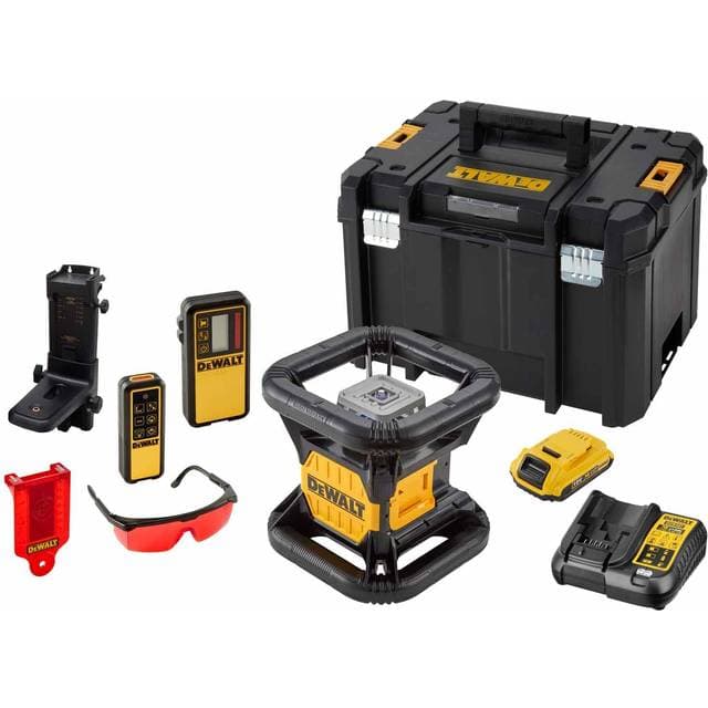 Dewalt DCE079D1R Automatic Rotary Laser 18V 2Ah