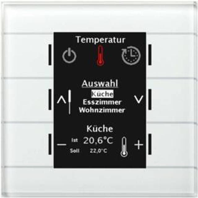 MDT Glas Bedienzentrale Smart M Farbdisplay BE-GBZW.01